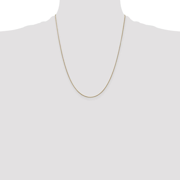 Gold 0.65mm Spiga (Wheat) Chain, 22" - Chain - Design Jewellers Edmonton