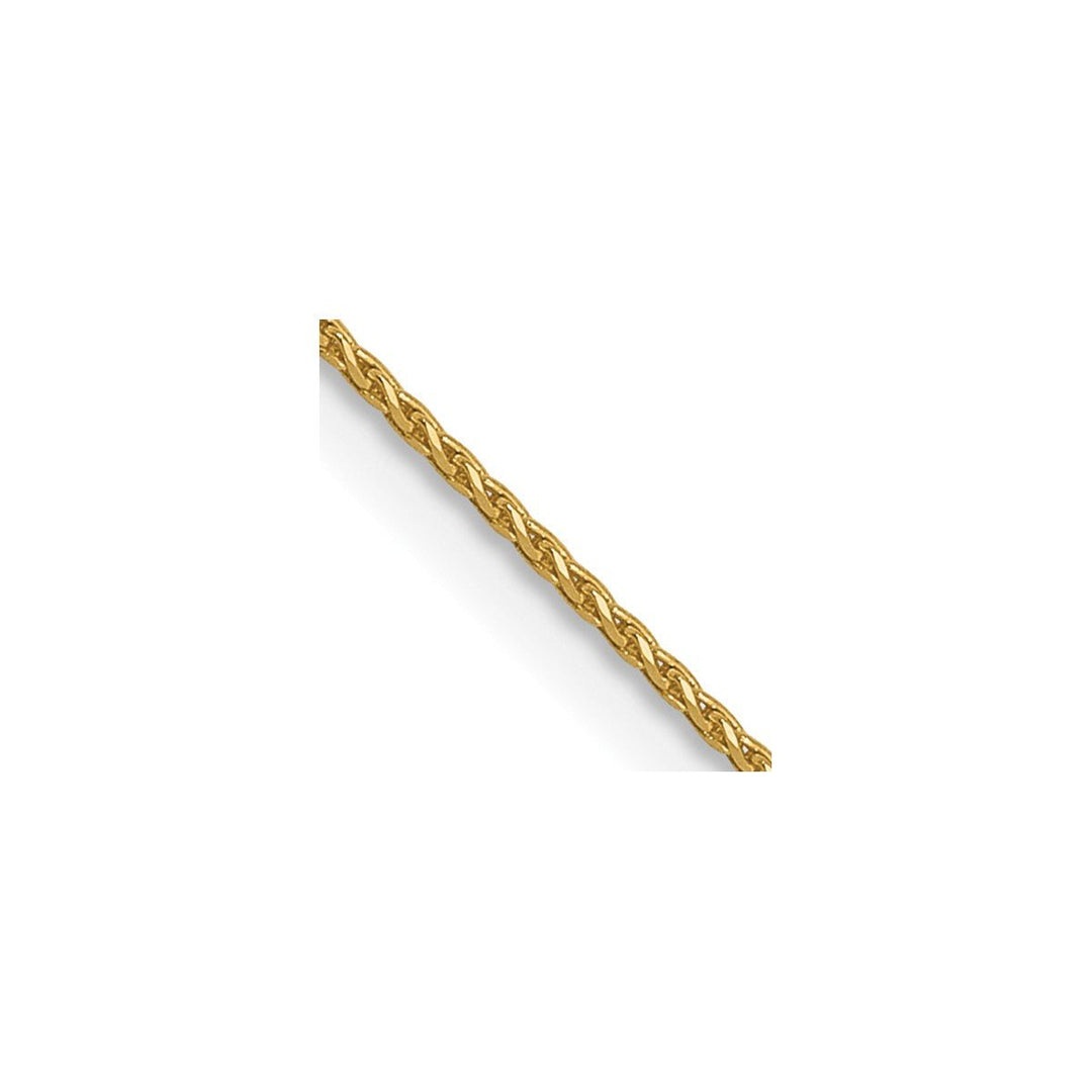 Gold 0.65mm Spiga (Wheat) Chain, 22"