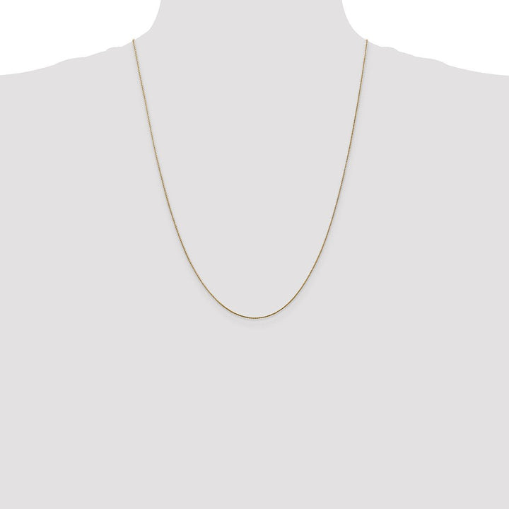 Gold 0.65mm Spiga (Wheat) Chain, 24" - Chain - Design Jewellers Edmonton