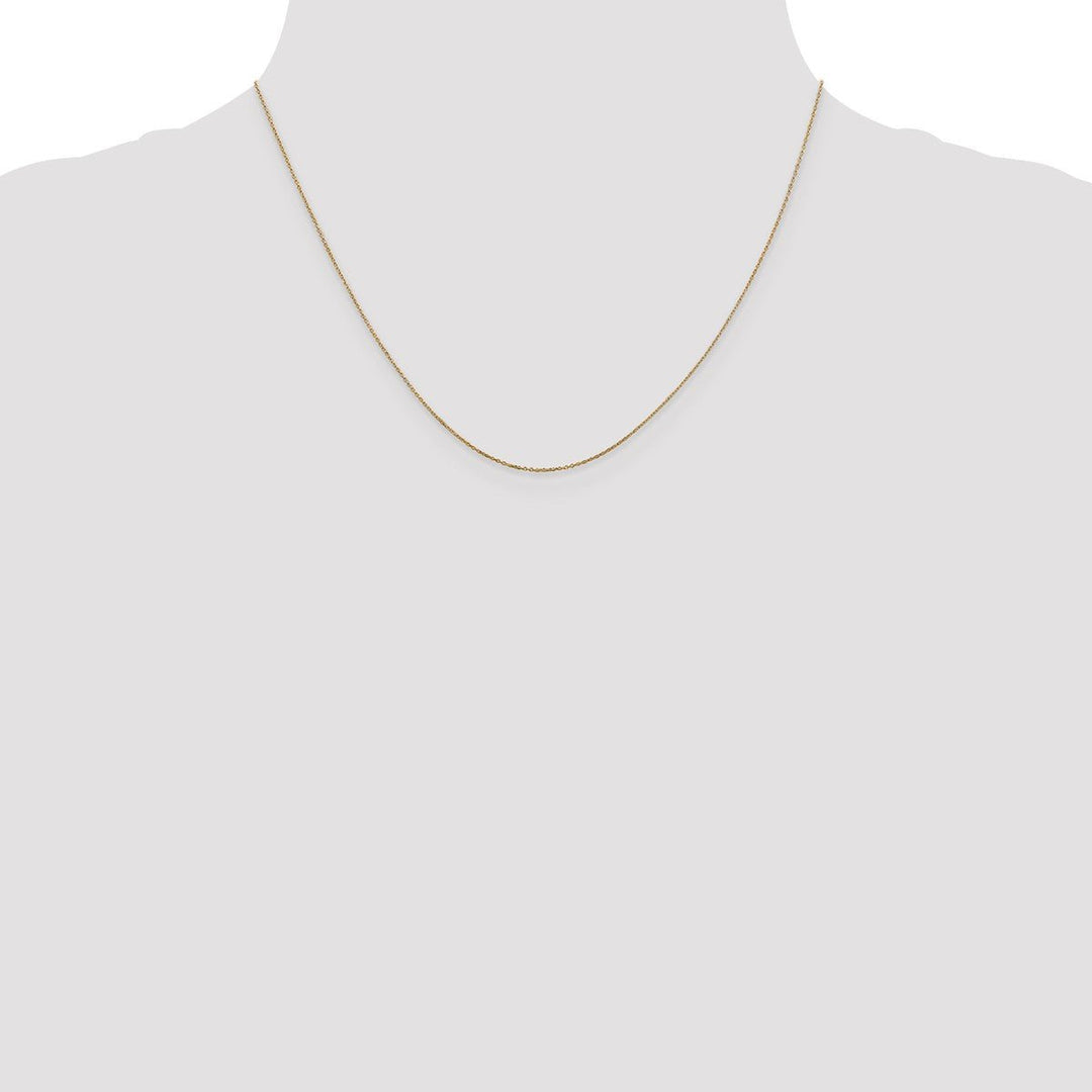 Gold 0.6mm Cable Chain, 18