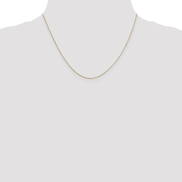 Gold 0.6mm Cable Chain, 18" - Chain - Design Jewellers Edmonton