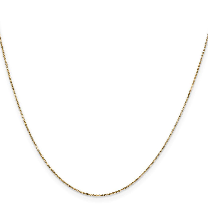 Gold 0.6mm Cable Chain, 18" - Chain - Design Jewellers Edmonton