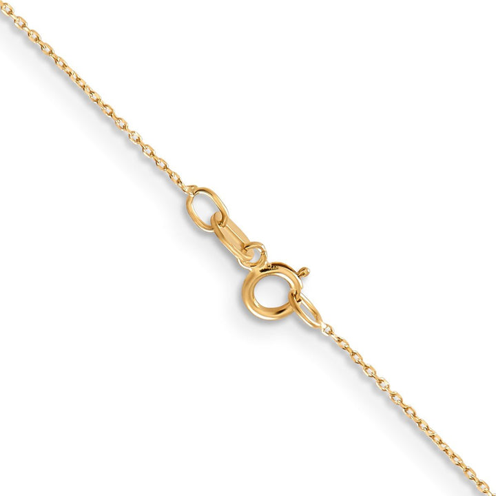Gold 0.6mm Cable Chain, 18" - Chain - Design Jewellers Edmonton