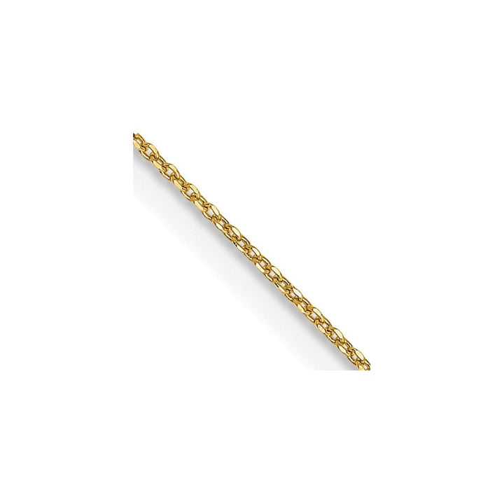 Gold 0.6mm Cable Chain, 18" - Chain - Design Jewellers Edmonton