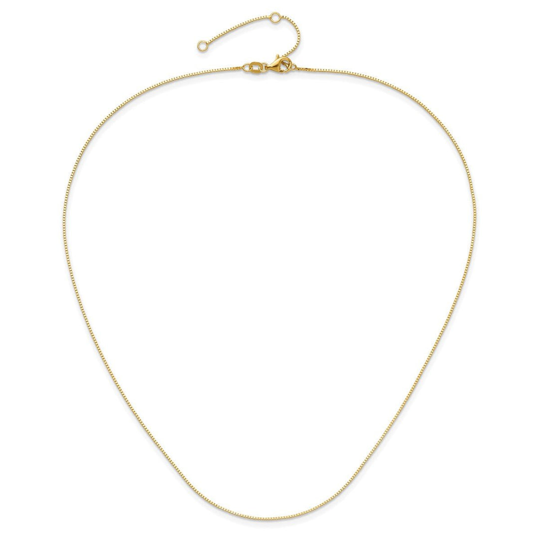 Gold 0.7mm Box Chain, 16