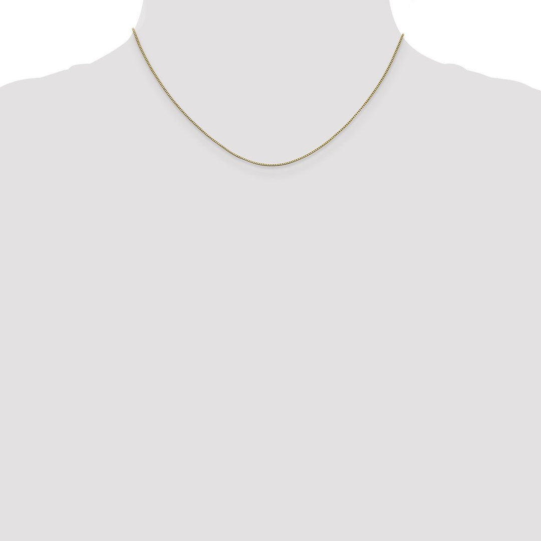 Gold 0.7mm Box Chain, 16
