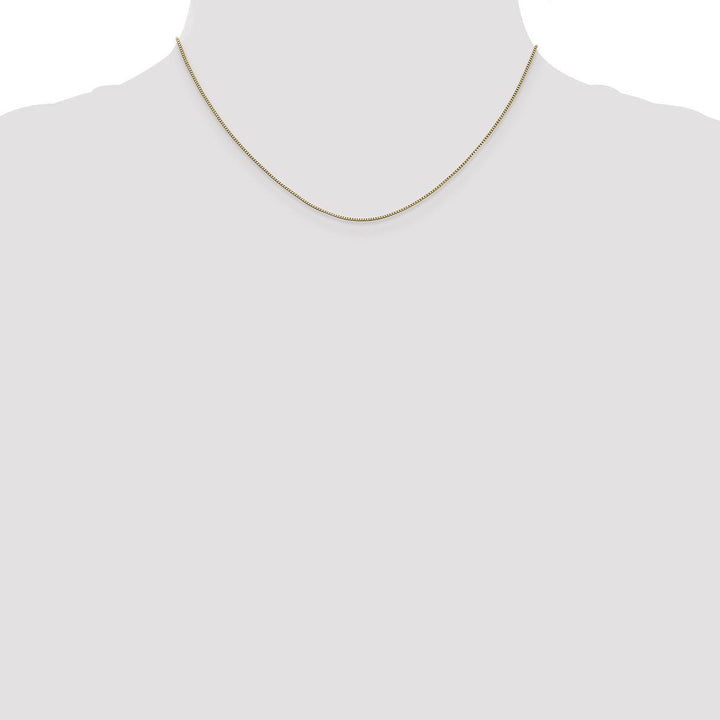 Gold 0.7mm Box Chain, 16" - Chain - Design Jewellers Edmonton