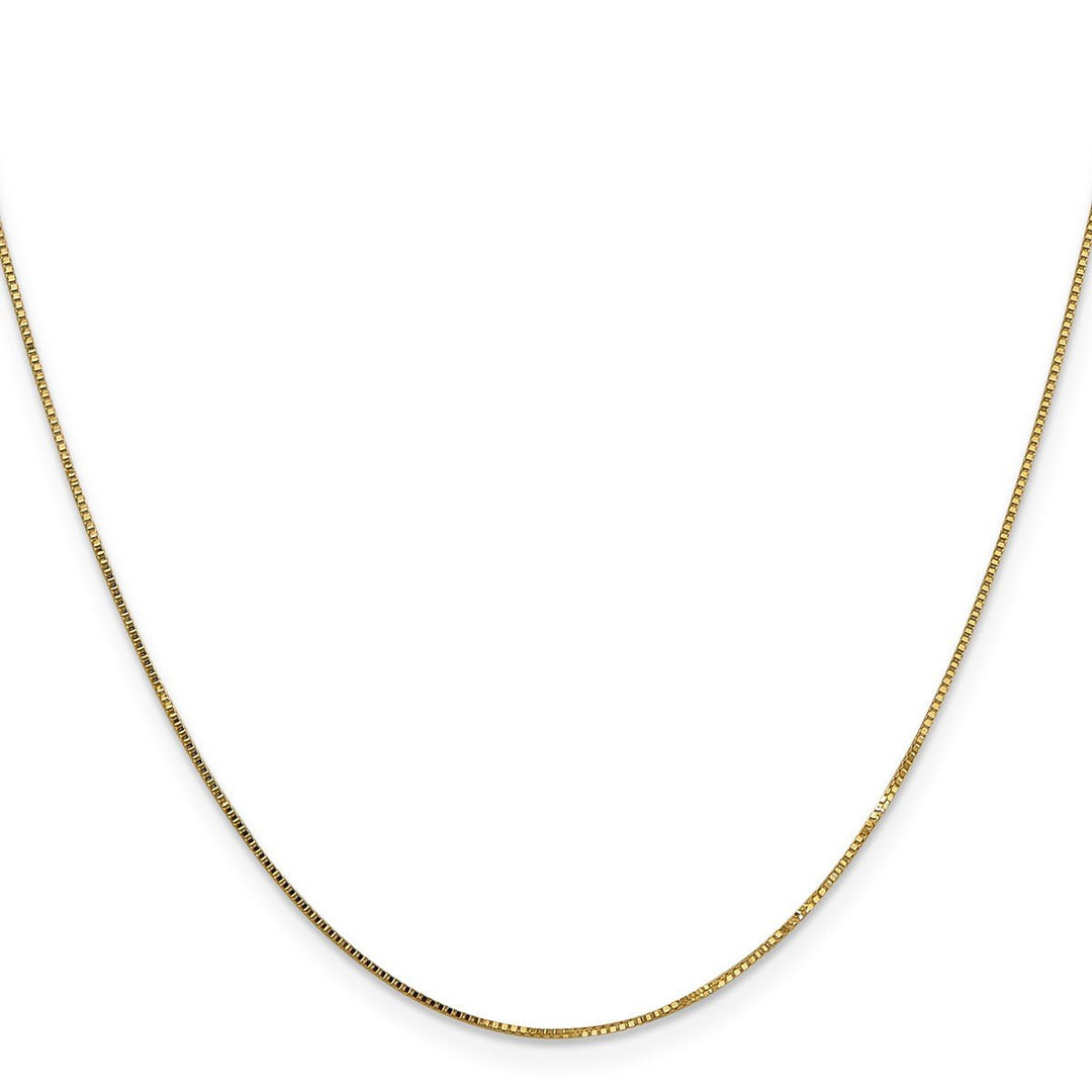 Gold 0.7mm Box Chain, 16