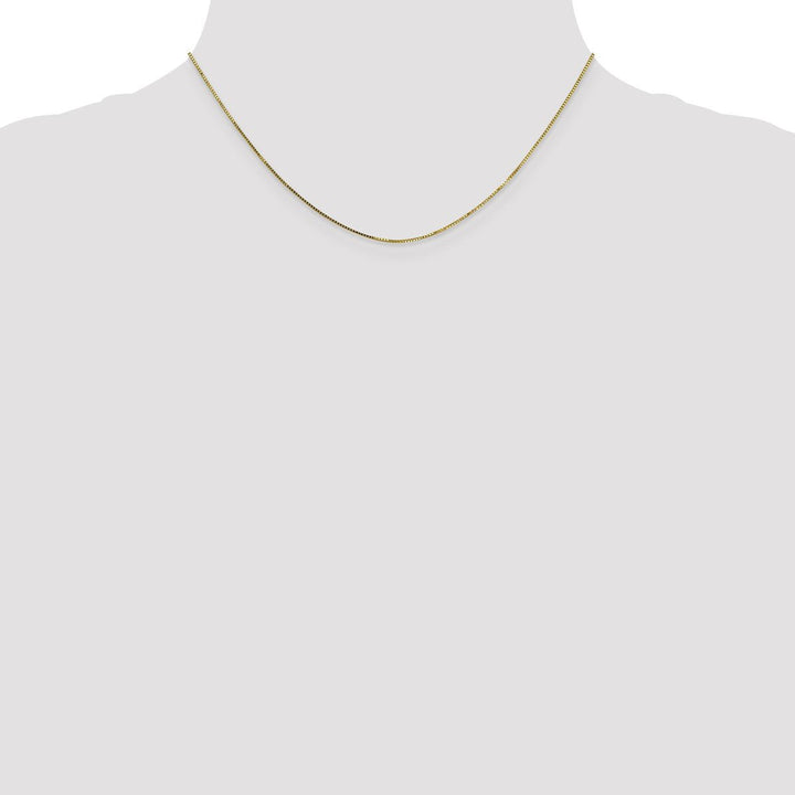 Gold 0.7mm Box Chain, 16" - Chain - Design Jewellers Edmonton