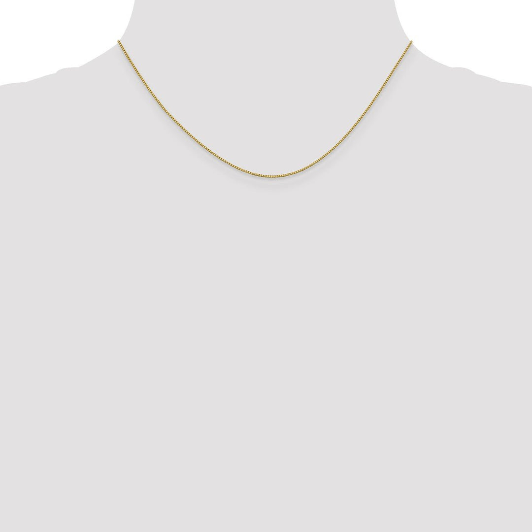 Gold 0.7mm Box Chain, 16