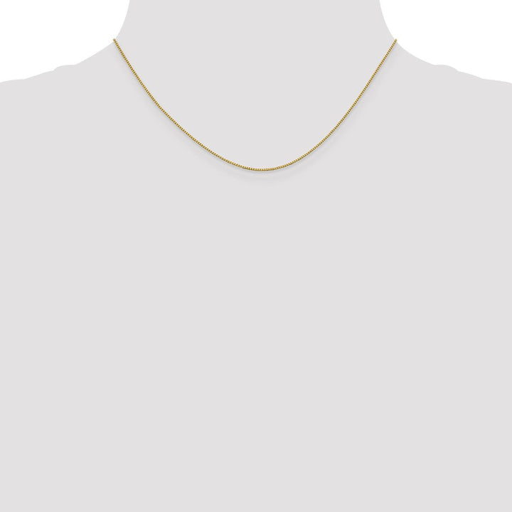 Gold 0.7mm Box Chain, 16" - Chain - Design Jewellers Edmonton