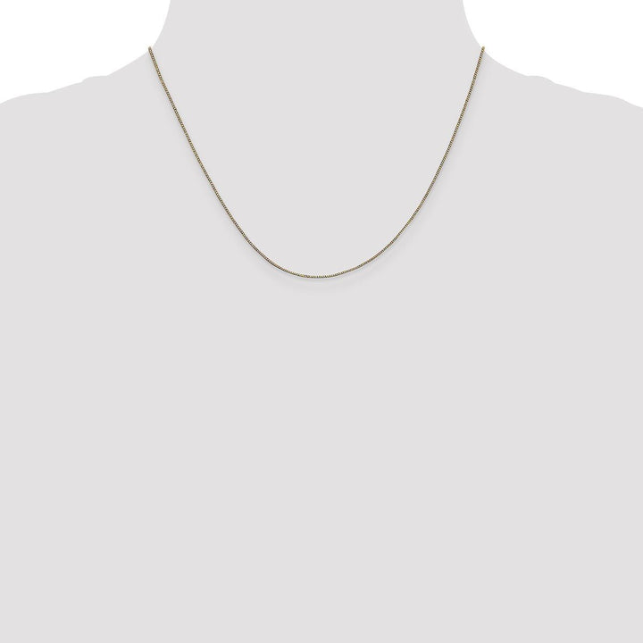 Gold 0.7mm Box Chain, 18" - Chain - Design Jewellers Edmonton