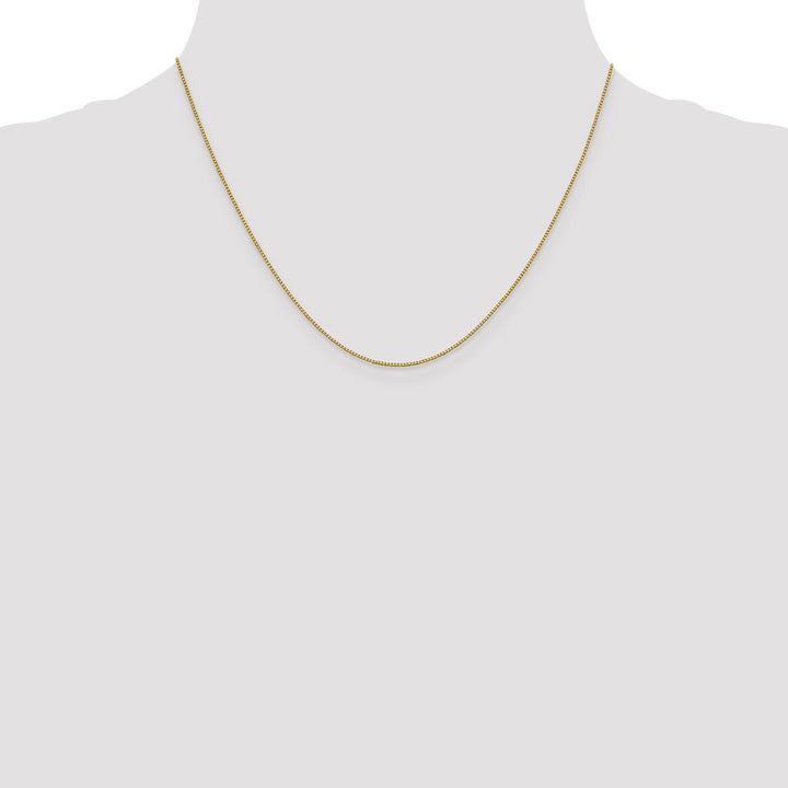 Gold 0.7mm Box Chain, 18" - Chain - Design Jewellers Edmonton