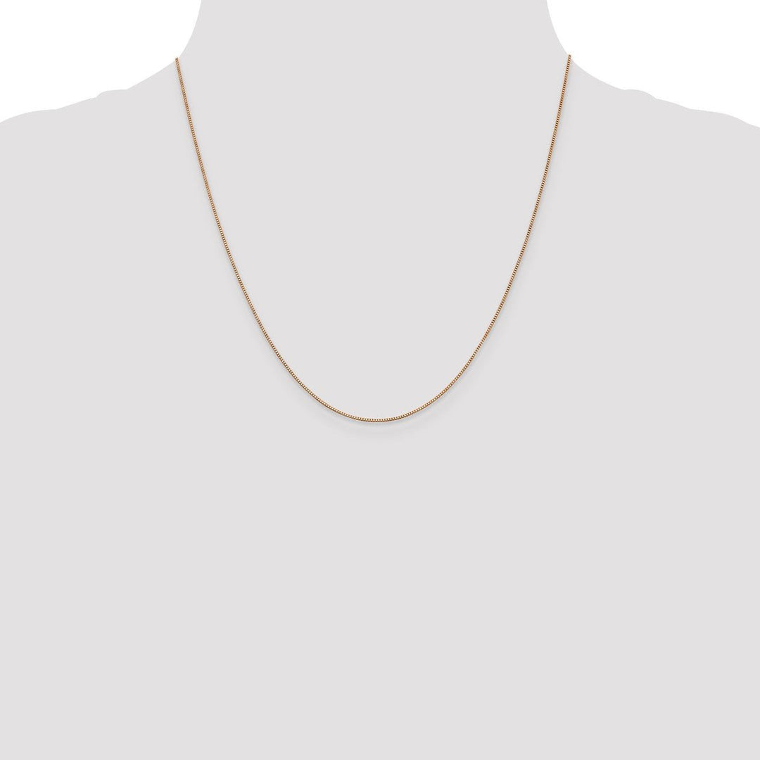 Gold 0.7mm Box Chain, 20