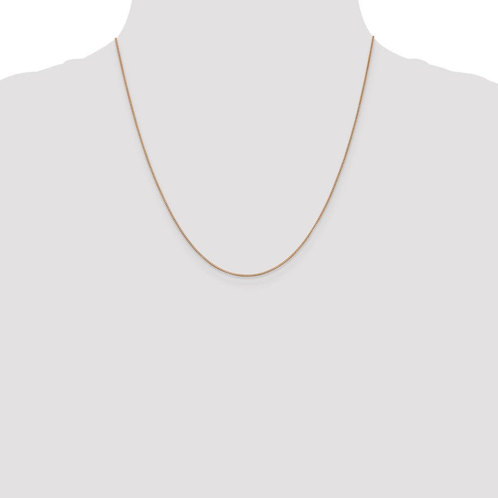 Gold 0.7mm Box Chain, 20" - Chain - Design Jewellers Edmonton