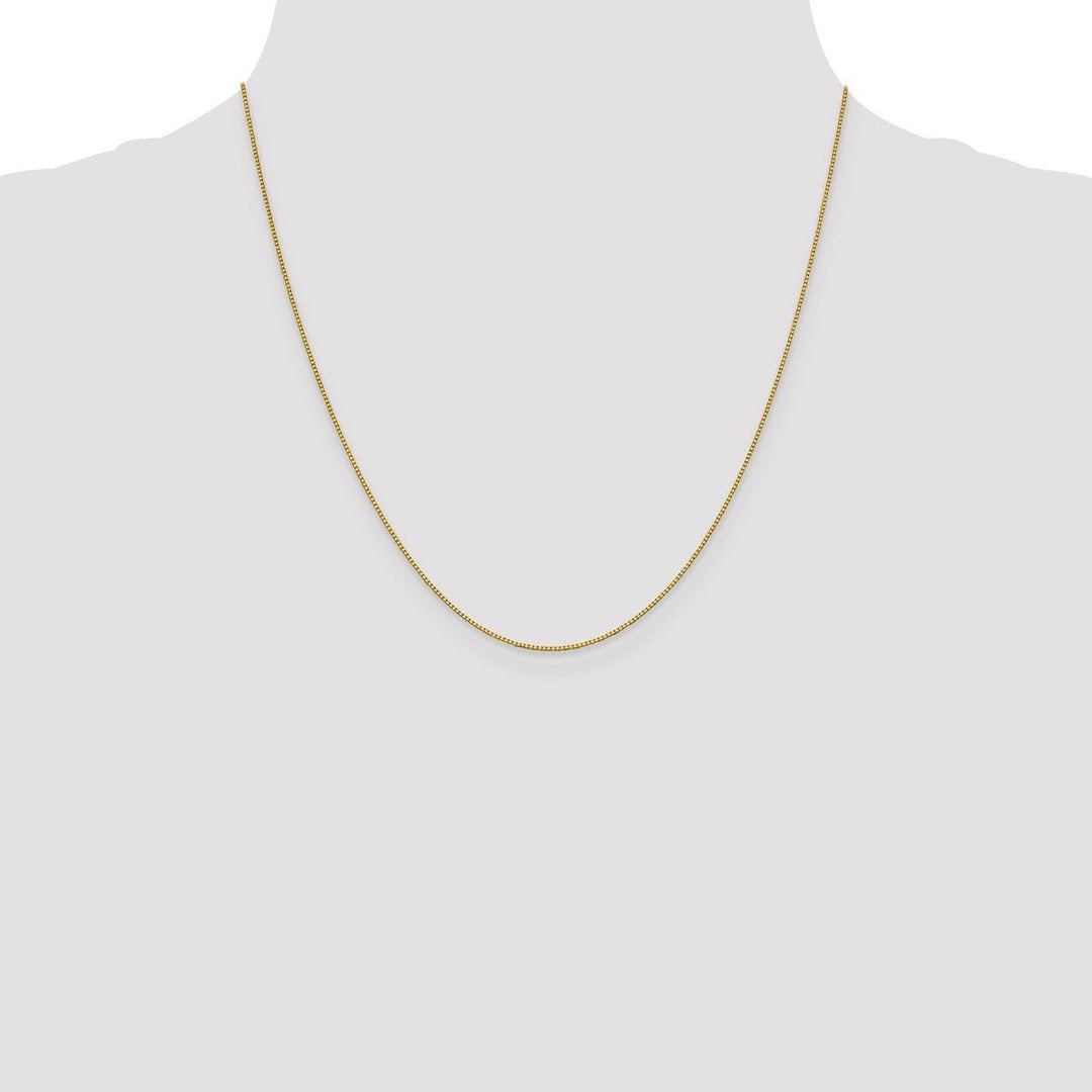 Gold 0.7mm Box Chain, 20