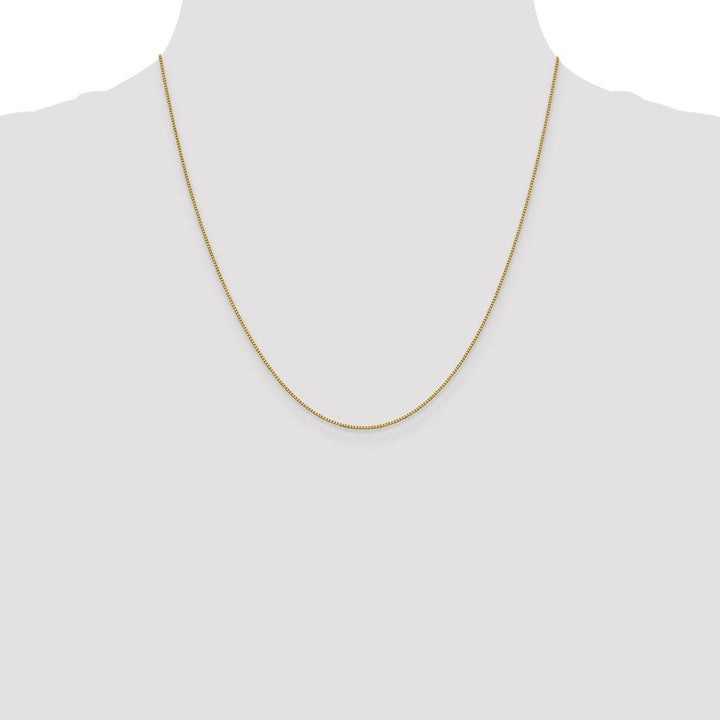 Gold 0.7mm Box Chain, 20" - Chain - Design Jewellers Edmonton