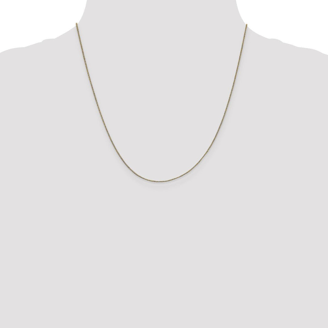 Gold 0.7mm Box Chain, 20