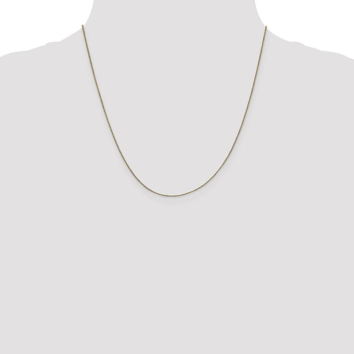 Gold 0.7mm Box Chain, 20" - Chain - Design Jewellers Edmonton
