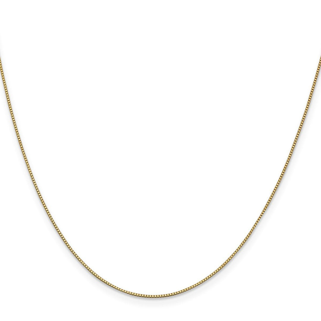 Gold 0.7mm Box Chain, 20