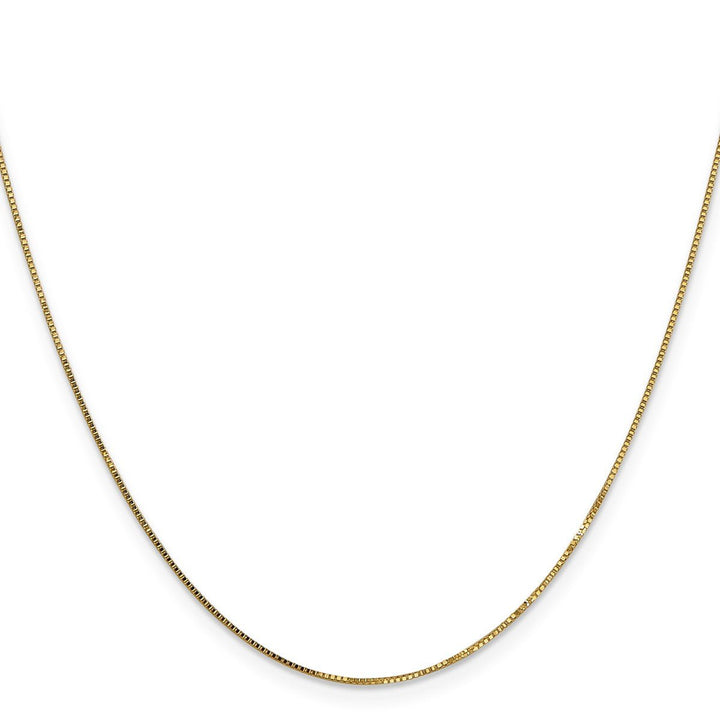 Gold 0.7mm Box Chain, 20" - Chain - Design Jewellers Edmonton
