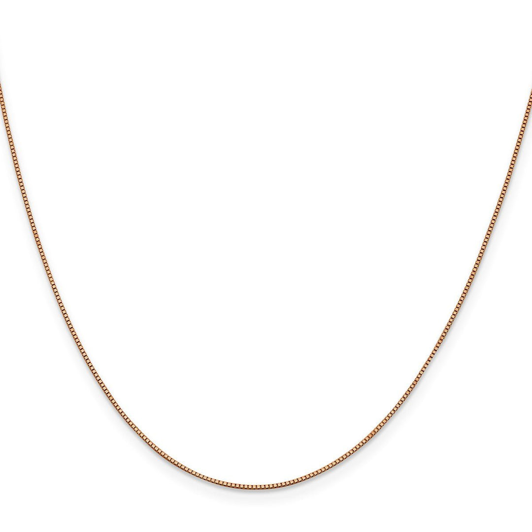 Gold 0.7mm Box Chain, 20