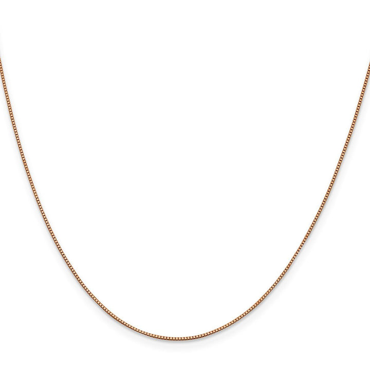 Gold 0.7mm Box Chain, 22" - Chain - Design Jewellers Edmonton