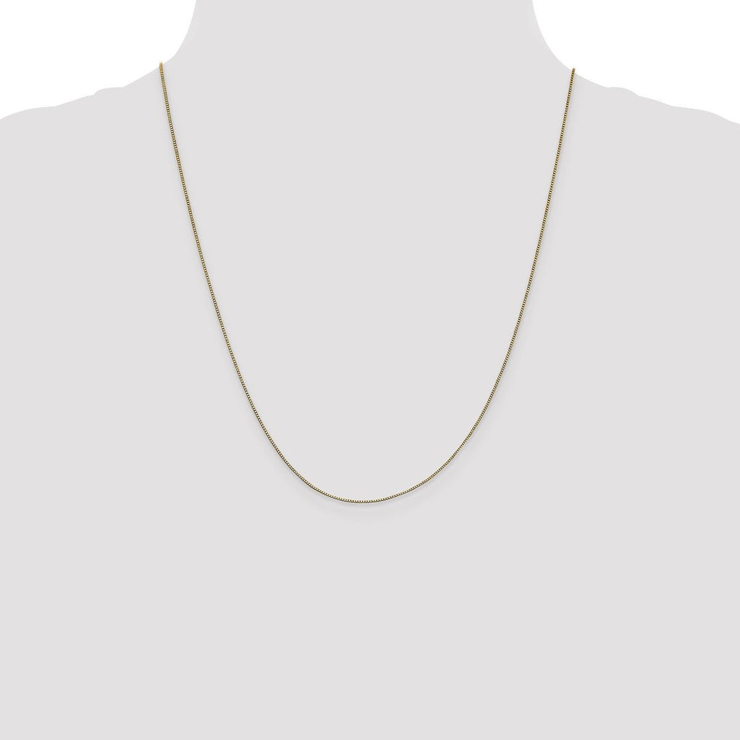 Gold 0.7mm Box Chain, 22