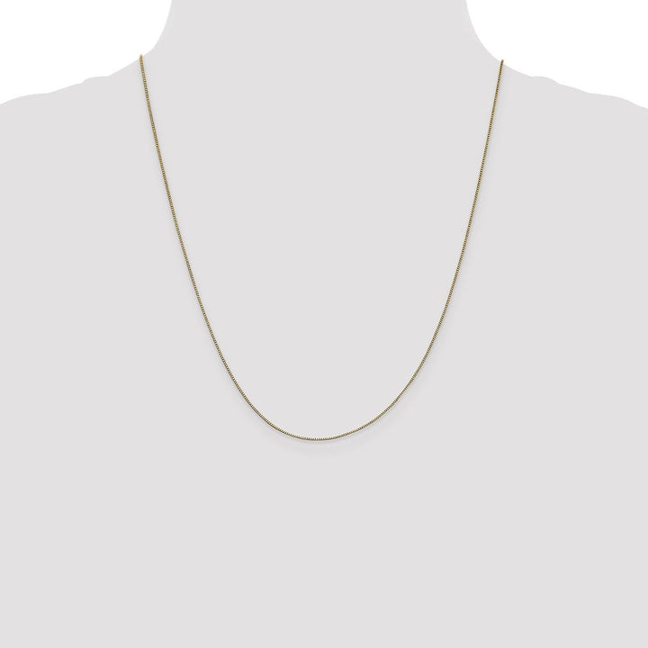 Gold 0.7mm Box Chain, 22" - Chain - Design Jewellers Edmonton