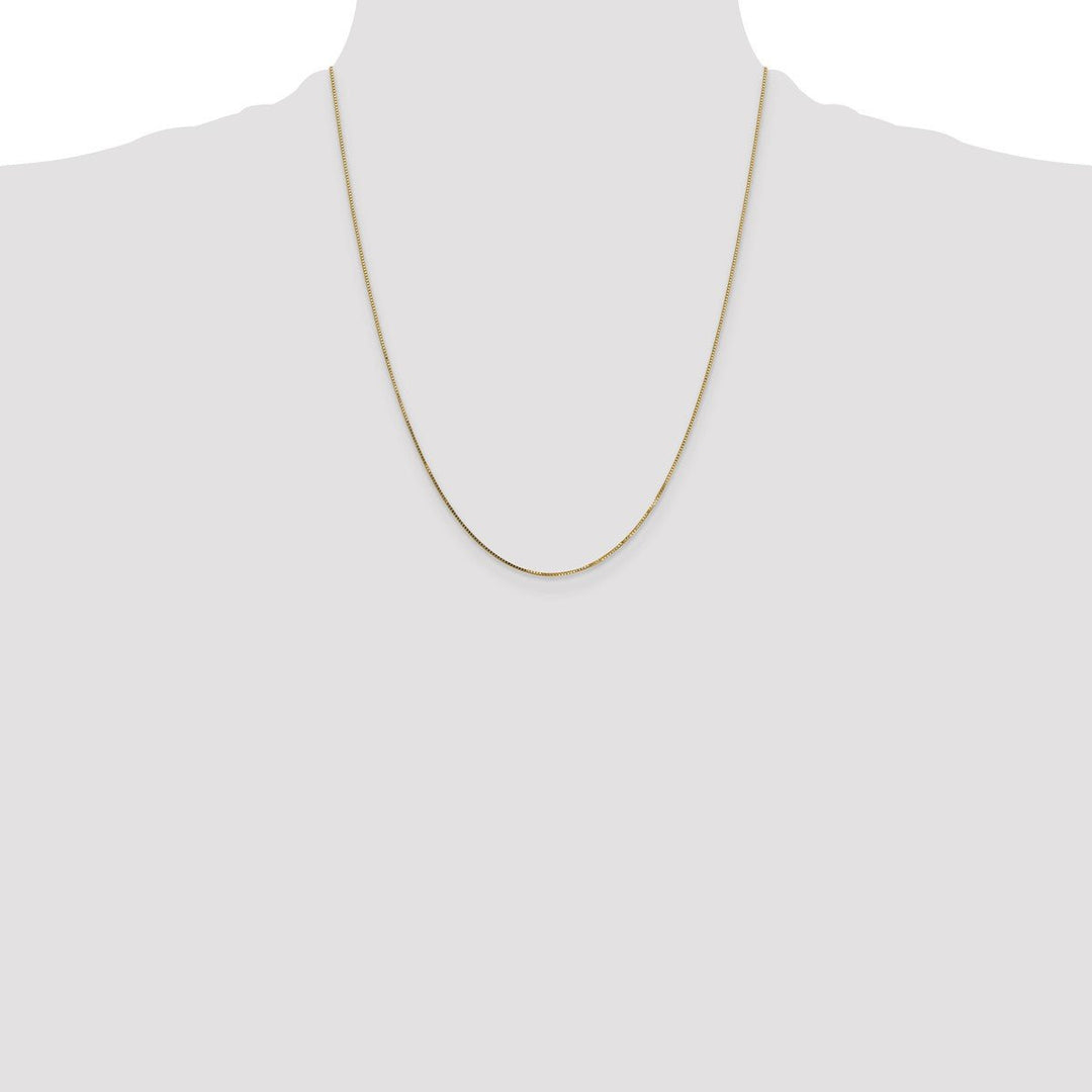 Gold 0.7mm Box Chain, 22