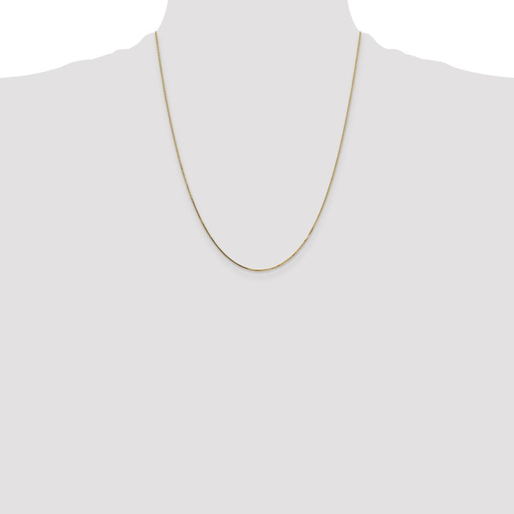 Gold 0.7mm Box Chain, 22" - Chain - Design Jewellers Edmonton