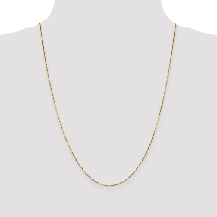 Gold 0.7mm Box Chain, 24" - Chain - Design Jewellers Edmonton