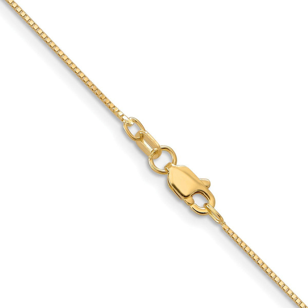 Gold 0.7mm Box Chain, 24