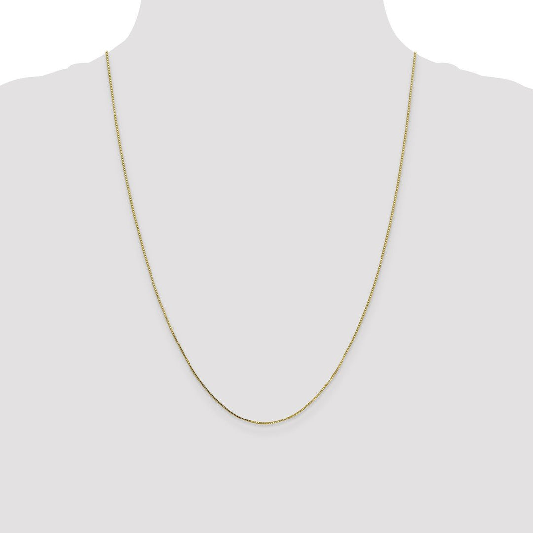 Gold 0.7mm Box Chain, 24