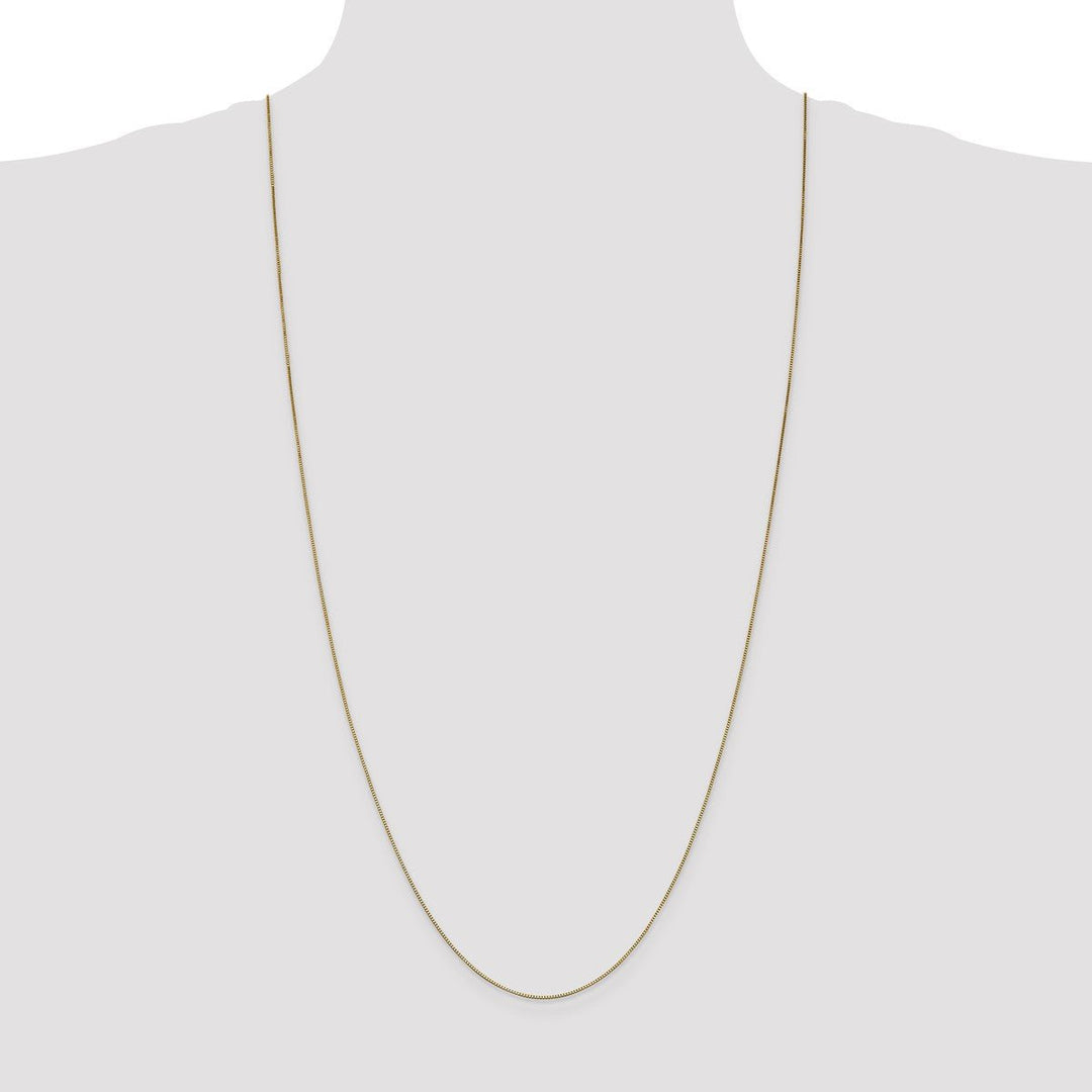 Gold 0.7mm Box Chain, 30