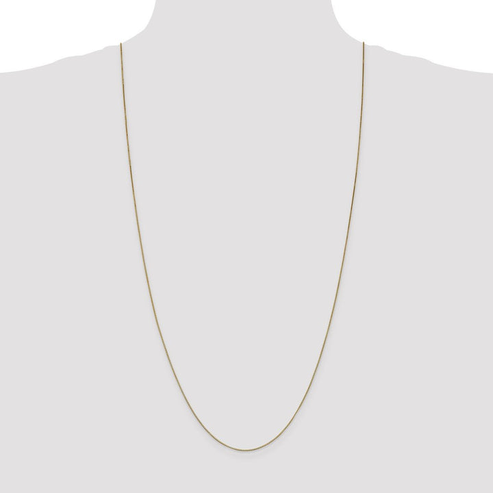 Gold 0.7mm Box Chain, 30" - Chain - Design Jewellers Edmonton