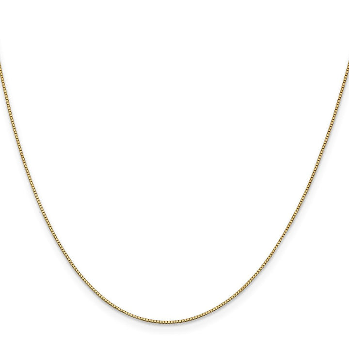 Gold 0.7mm Box Chain, 30" - Chain - Design Jewellers Edmonton
