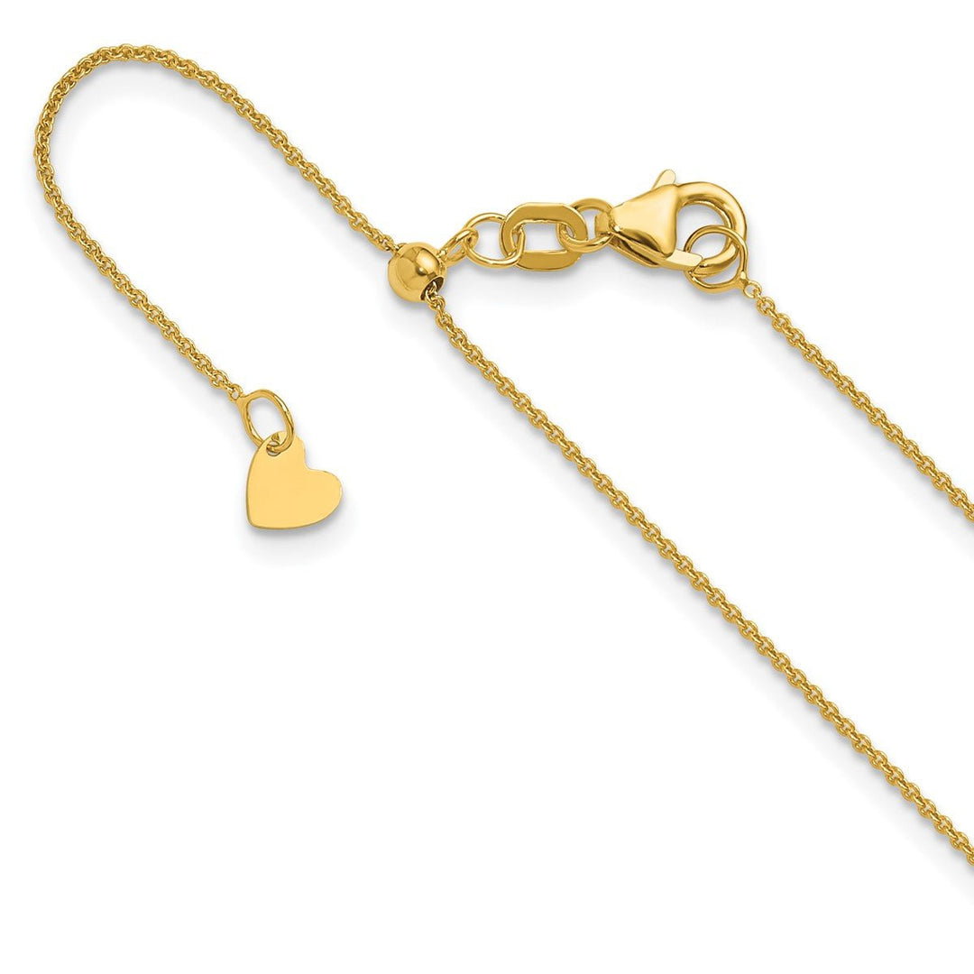 Gold 0.7mm Cable Chain, 22"