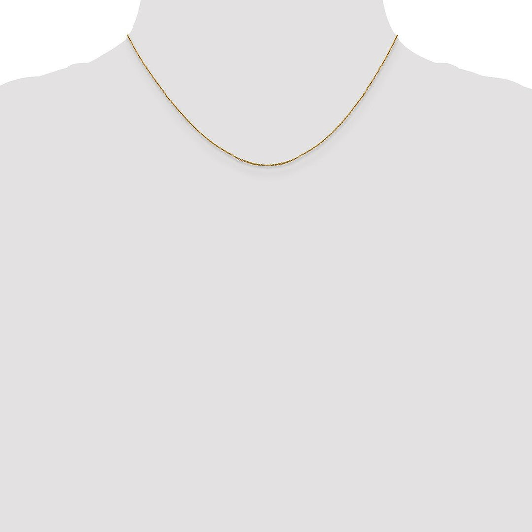 Gold 0.85mm Cable Chain, 16