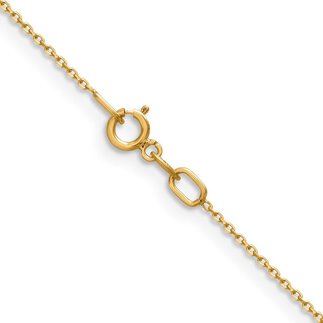 Gold 0.85mm Cable Chain, 16