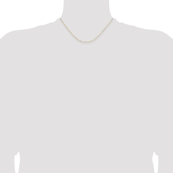 Gold 0.85mm Cable Chain, 16" - Chain - Design Jewellers Edmonton