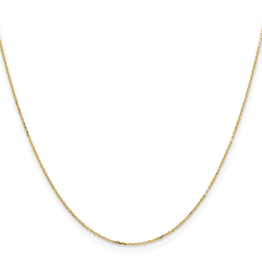 Gold 0.85mm Cable Chain, 18