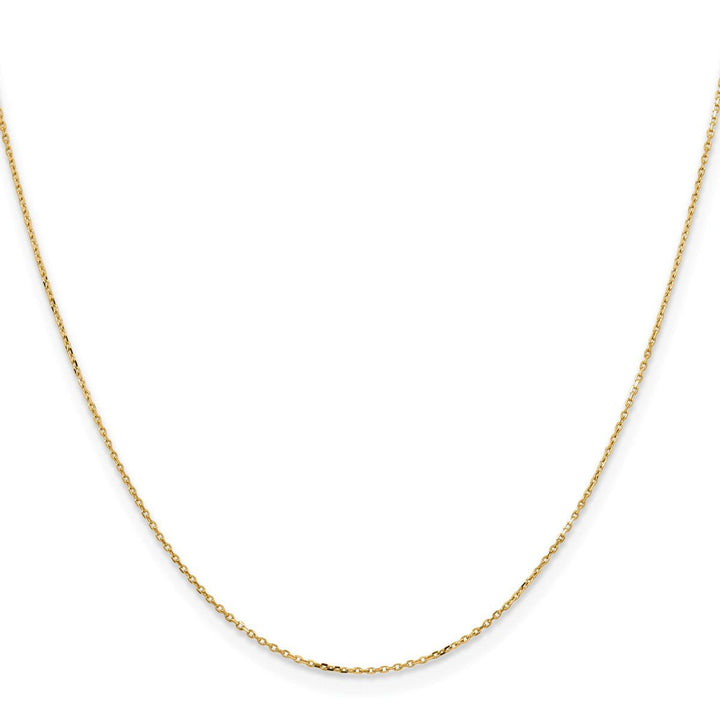 Gold 0.85mm Cable Chain, 18" - Chain - Design Jewellers Edmonton