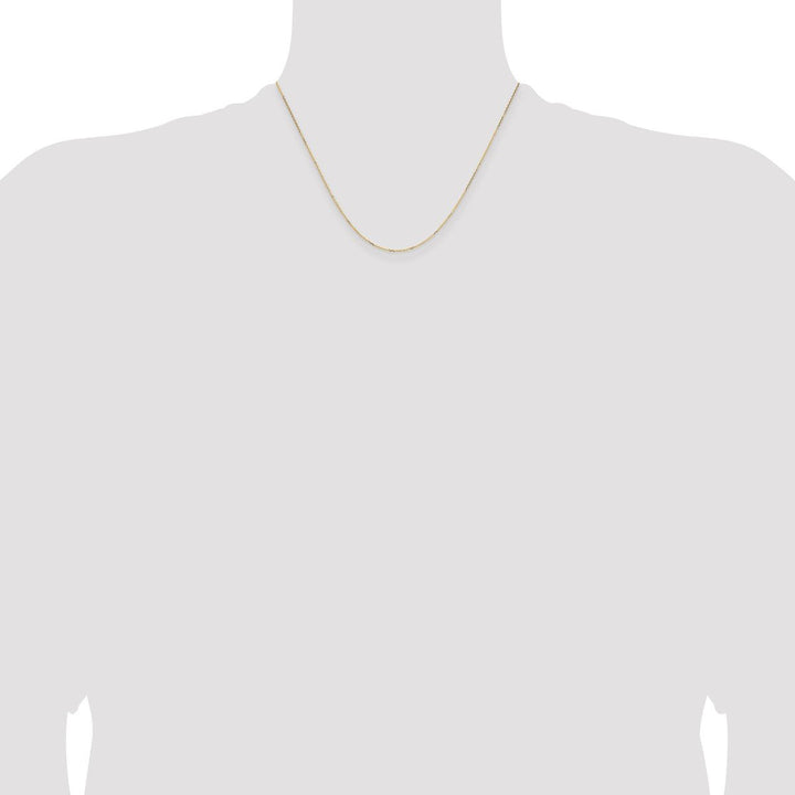 Gold 0.85mm Cable Chain, 18" - Chain - Design Jewellers Edmonton