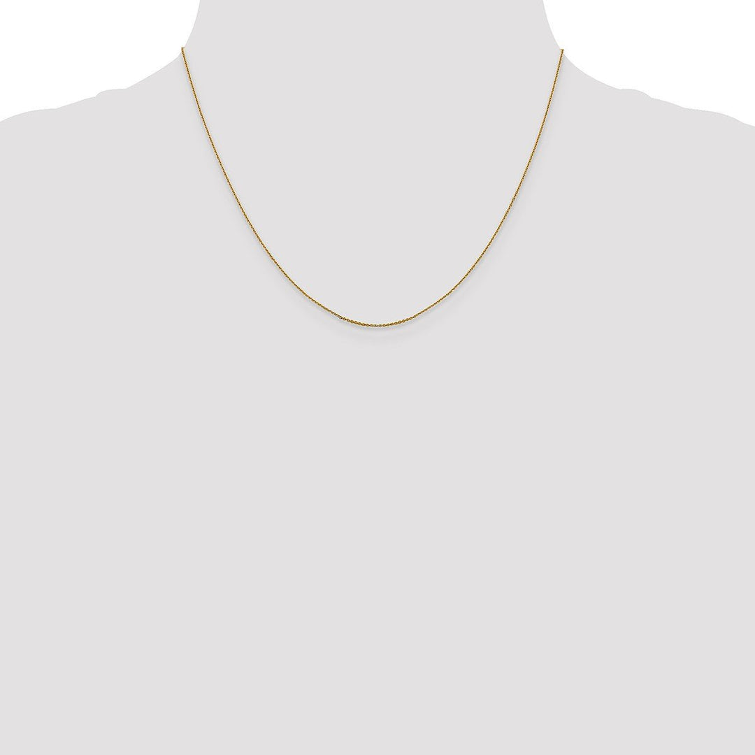Gold 0.85mm Cable Chain, 18