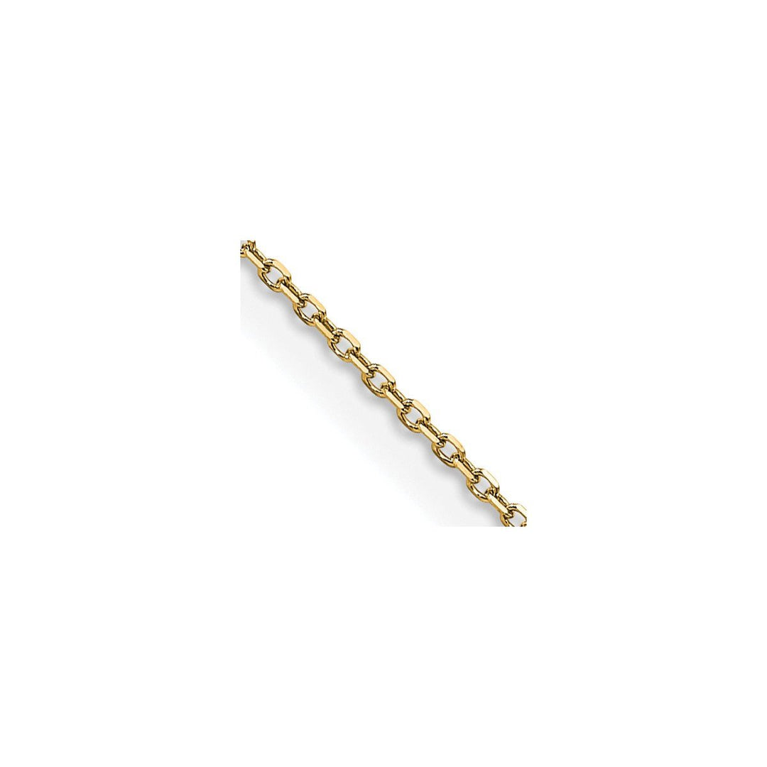 Gold 0.85mm Cable Chain, 20"