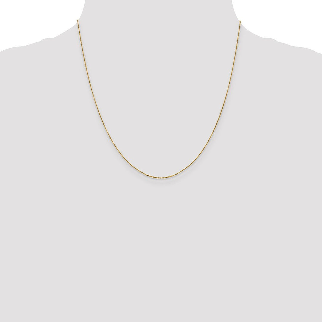 Gold 0.85mm Cable Chain, 20