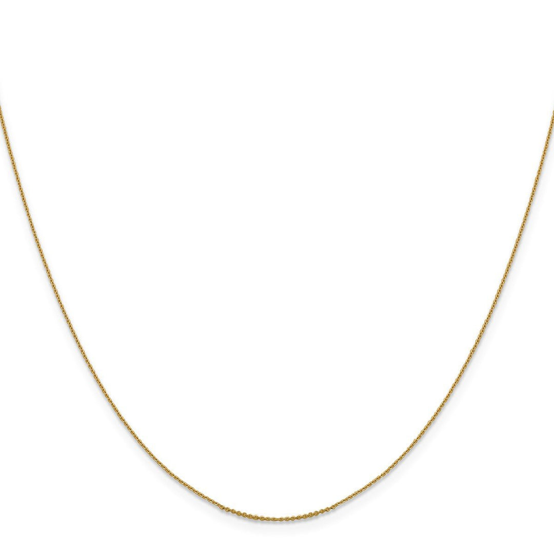 Gold 0.85mm Cable Chain, 24