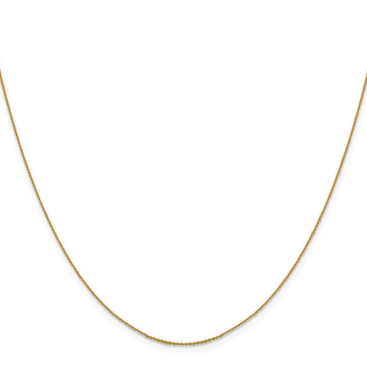 Gold 0.85mm Cable Chain, 24" - Chain - Design Jewellers Edmonton