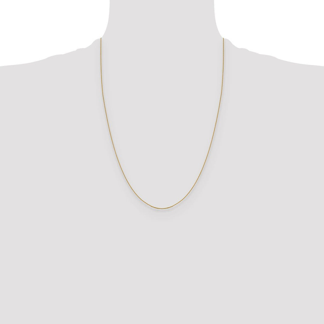 Gold 0.85mm Cable Chain, 24